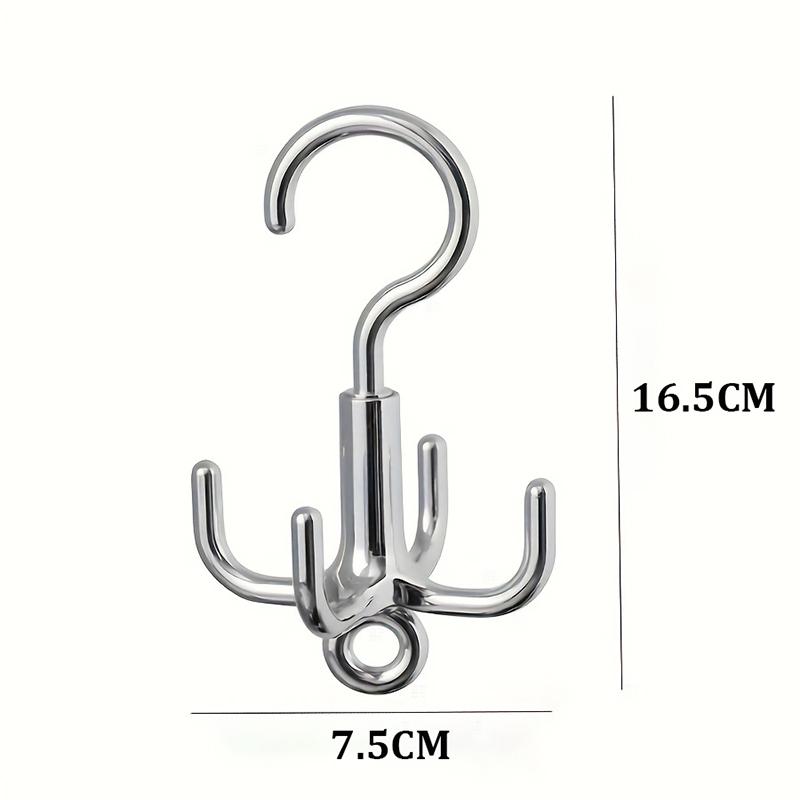 1/2PCS 360° Rotating Hanger Hooks Space Saving Wardrobe Organizer Clothes Rack Bag Shoes Scarf Hanger Closet Hanging Holder