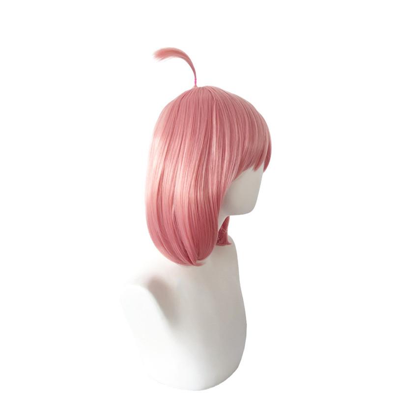 Cartoon Character Cosplay Hair Extensions Synthetic Wigs Breathable Head Cover Pink Performance Dress Up Wig Hat for Women