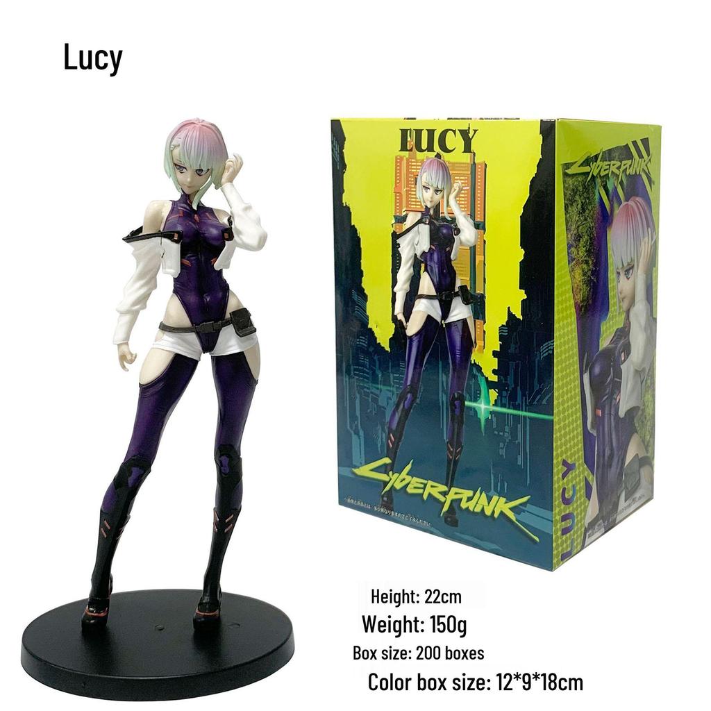 Cyberpunk Edgerunners Lucy, David & Rebecca Desktop Figurines