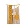 Polyester Polyester Wall Hanging Decor 25.5x15.8 In Rectangle Indoor Outdoor Wall Ornament Yellow & Green Home Curtain Accessory