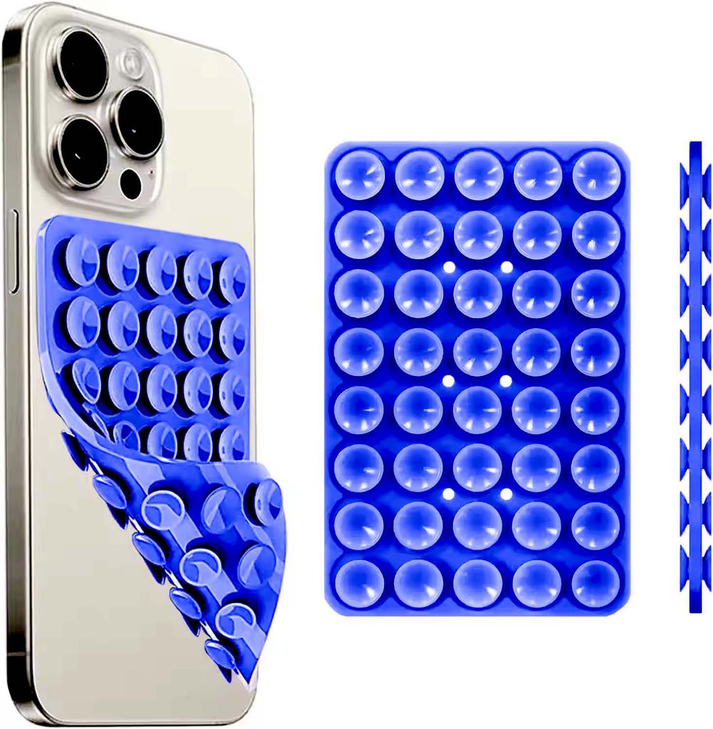 Silikonový držák na telefon s přísavkou oboustranný hands-free silný úchop pro selfie a videa pro iPhone Android