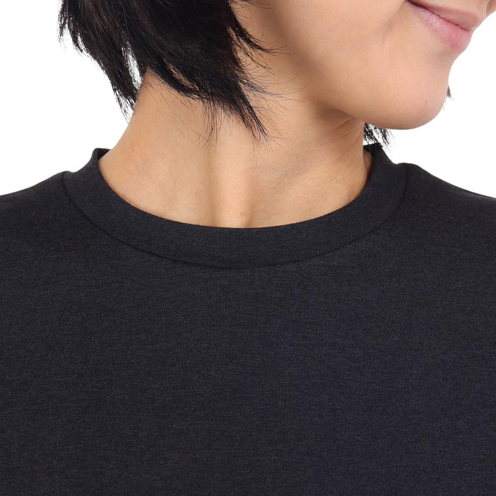 Danskin Short Sleeve Size S UV Protection Women's T-Shirt, Black, (DC524103), Moisture-Wicking, Quick-Drying, Antibacterial, Odor-Resistant,