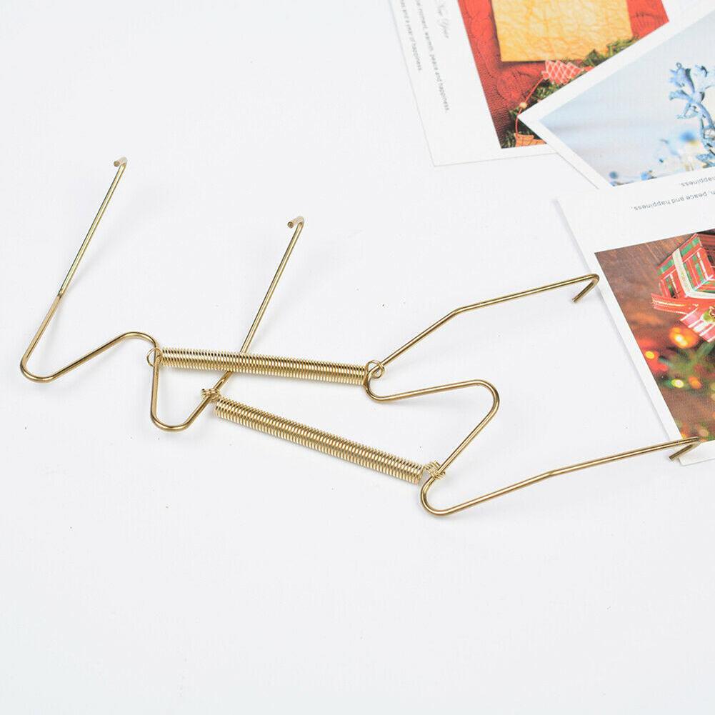 Dish Holder Decorating Porch Display Gold Holding Plates