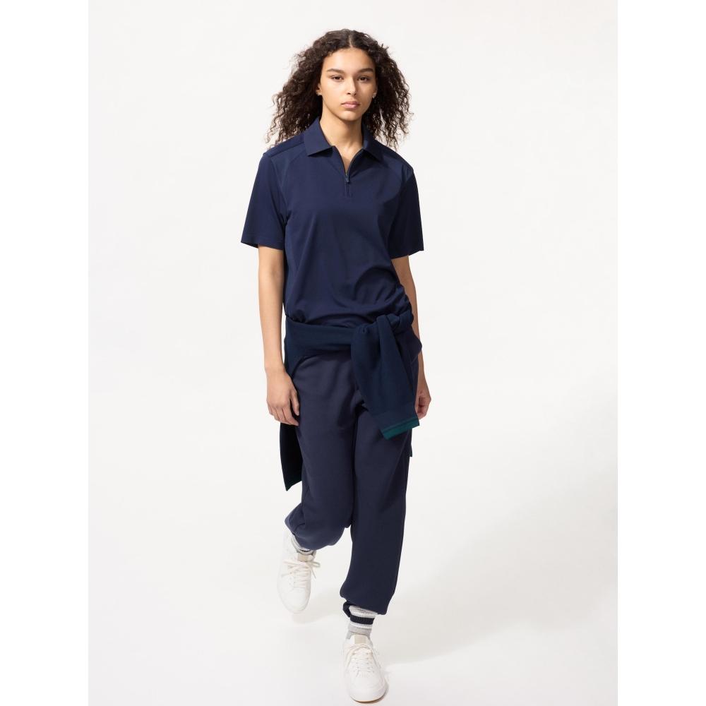 Uniqlo Japan Dry Ex Half Zip Polo Shirt