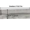 1PC 3.15X118.11in self-adhesive skirting board, easy to tear and stick, suitable for corner lines and decorative wall stickers