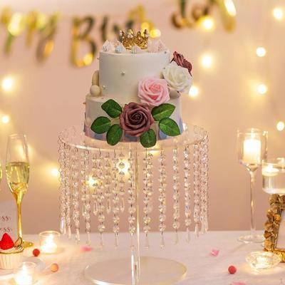 Acrylic Dessert Display Stand Cake Holder Easy Assembly Pastry Tray Serving for Birthday