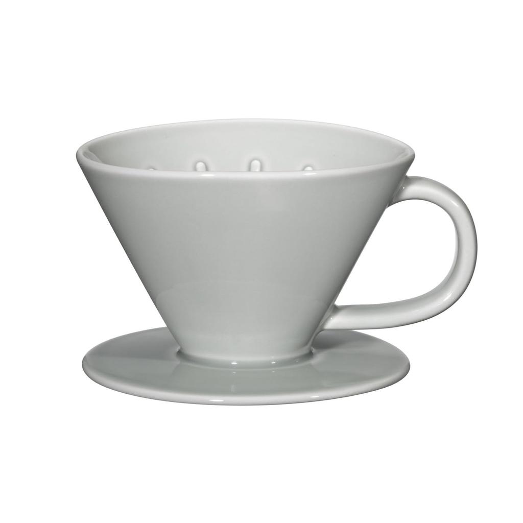 Hasami Ware Common Coffee Dripper, Gray, Diameter: Approx. 13.5cm, Made in Japan, Product Number 26024