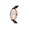Tissot Orologio da uomo Meishi Collection Movimento al quarzo 40 mm Quadrante argentato Cassa in acciaio inossidabile Cinturino in pelle T143.410.36.011.00