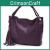 Borsa a Spalla/Crossbody alla Moda Casual in Ecopelle PU per Donna Grande Capacità