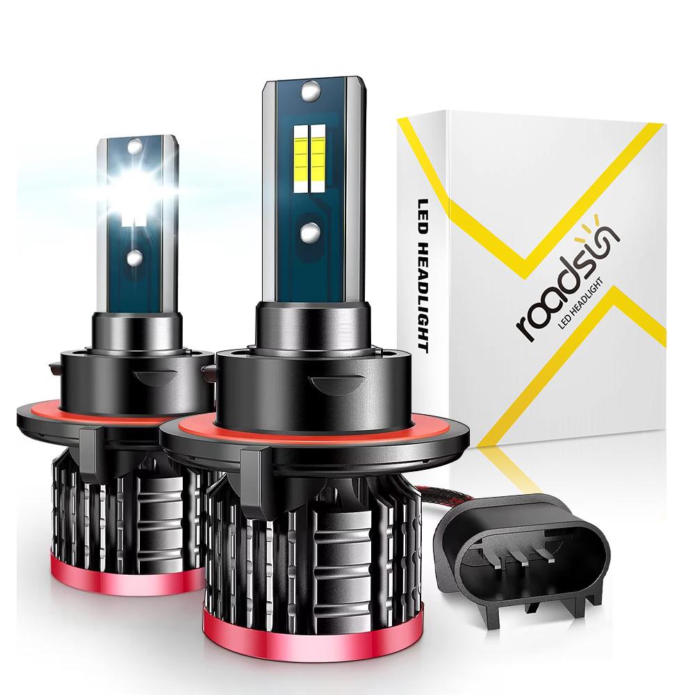 

Super Bright Car LED H13 9007 Headlight 26000LM 150W CSP Chips LED Built-in Drive Bulbs 2PCS