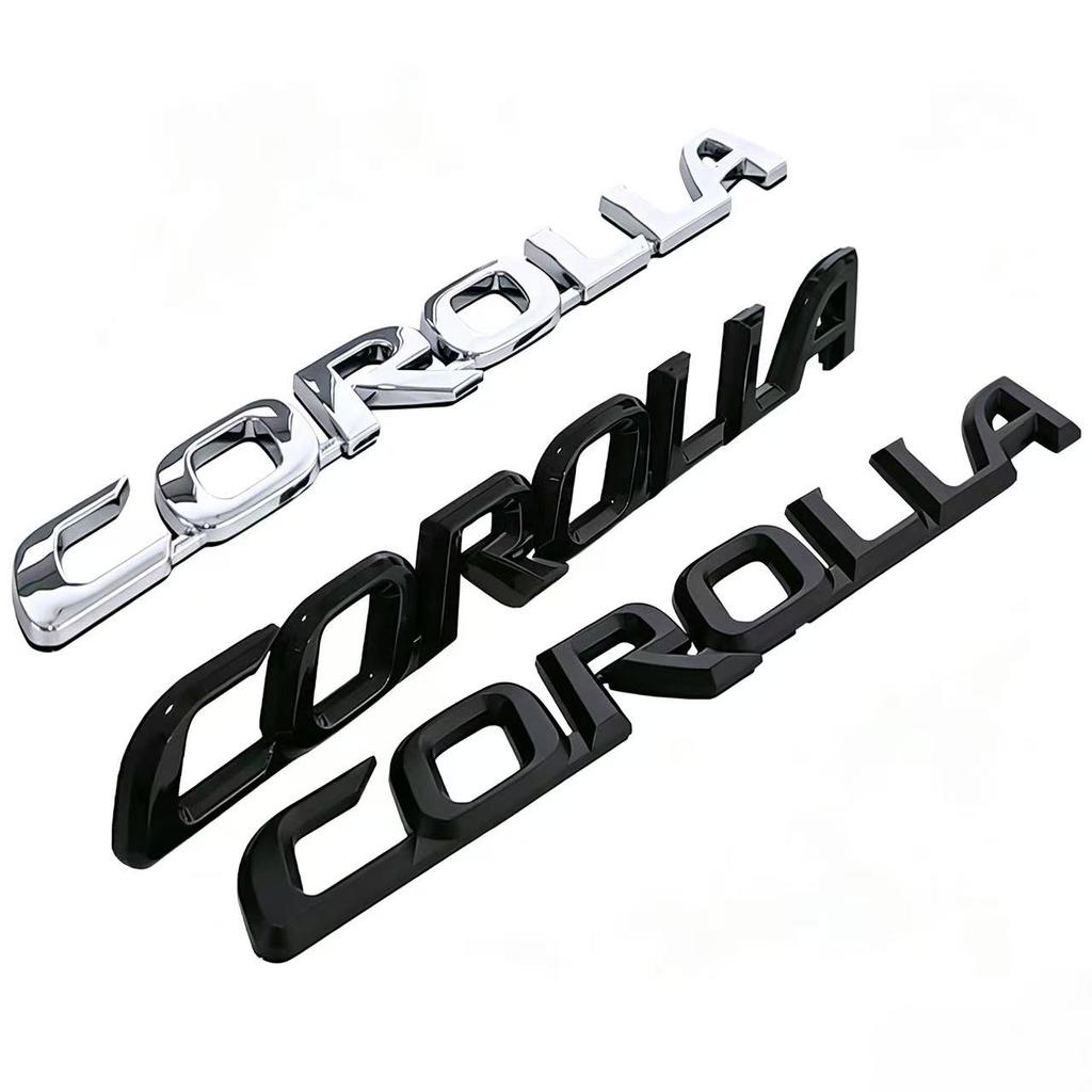 1 Pezzo Emblema Badge Baule 3D Rialzato in ABS Nero/Argento/Cromo Decalcomania Logo Posteriore Personalizzata per Adesivo Carrozzeria Accessori