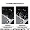 2Pcs Car Cup Coaster Non-slip Shockproof Water Cup Mats For VW GTI Golf 6 7 8 Polo CC Passat B6 Tiguan T-ROC Bora Jetta Hub Cap