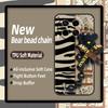 Soft Case Black Pearl Pendant Phone Case For Tecno Camon30/4G/5G/CL6/CL7 Silicone Dirt-resistant Protective Case Cartoon