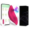 APP Bluetooth Sucking Vibrator Female Wearable Clit Sucker Clitoris Stimulator 2 In 1 Adult Goods Sex Toy for Women 's Panties