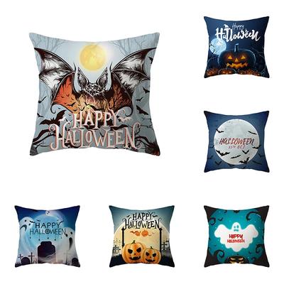 Teufel Kürbis Kissenbezug Halloween Thema    Sofa Stuhl Bett Kissen  Dekoration für Zuhause