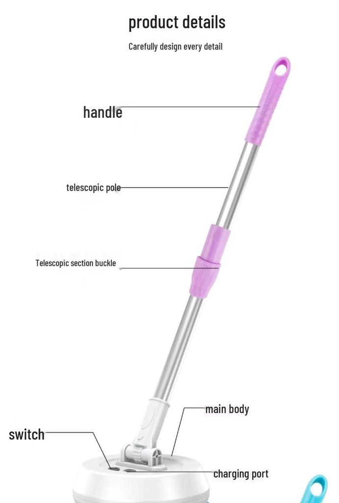 Electric Window Cleaning Robot for Glass, Ceiling, Roof, and Wall - New Year Edition with Rotating Mop