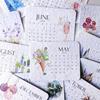 Plantable Seeds Paper Calendar 2026 Biodegradable Plantable Calendar with Wildflower Seeds Monthly Growable Planner for Eco-Friendly Office