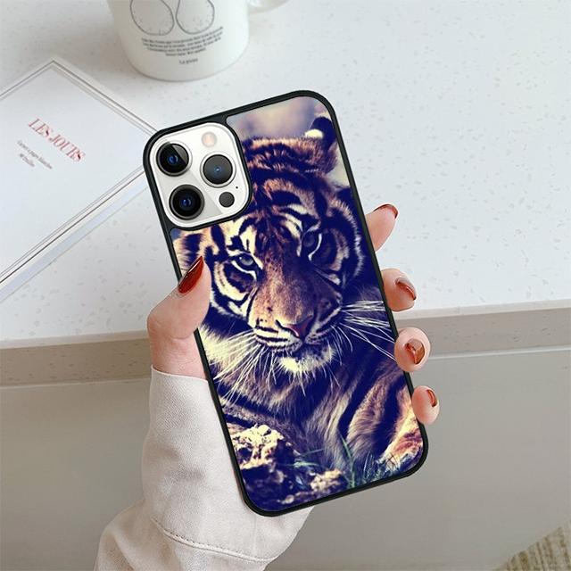 Lion tiger animal cool Phone Case For iPhone 17 Air 14 15 16 13 12 Cover For Apple Pro Max Plus Coque