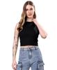 London Hills Women Tops | Crop Top for Woman | Tank Tops for Woman | Sleeveless Tops' for Women Stylish | Halter Neck | Stretchable Crop Top | Ri