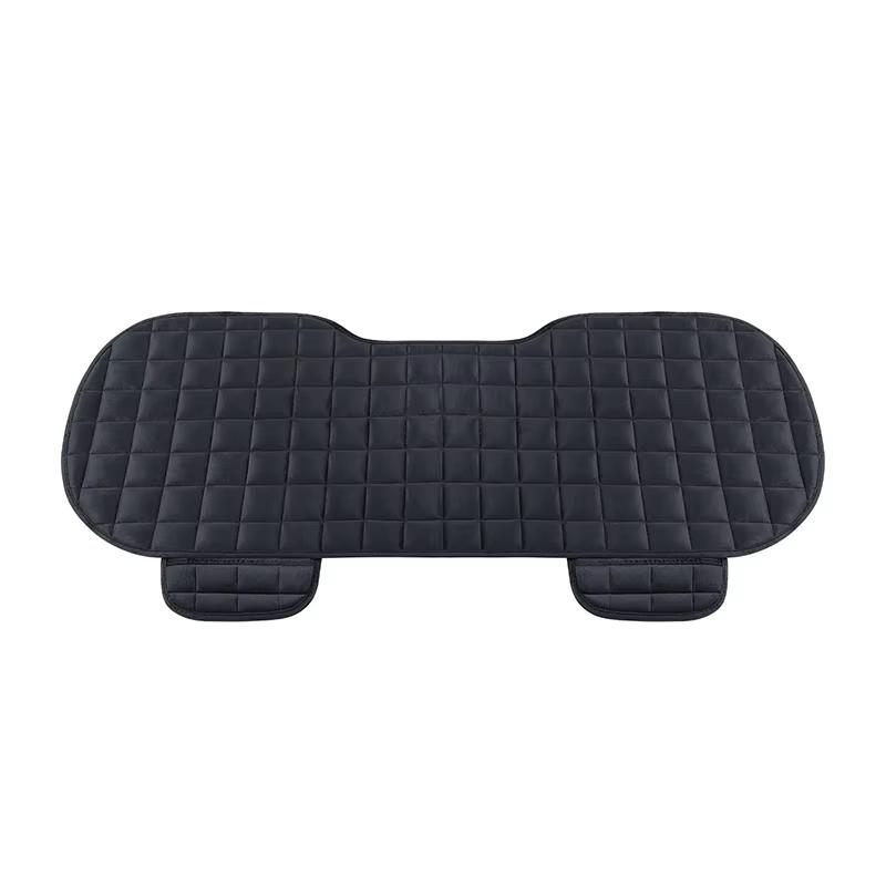 Autositzbezug vorne und hinten, beflocktes Stoffkissen, rutschfest, für den Winter, Autoschutz, Matte, hält warm, universelle Passform, für LKW, SUV, Van