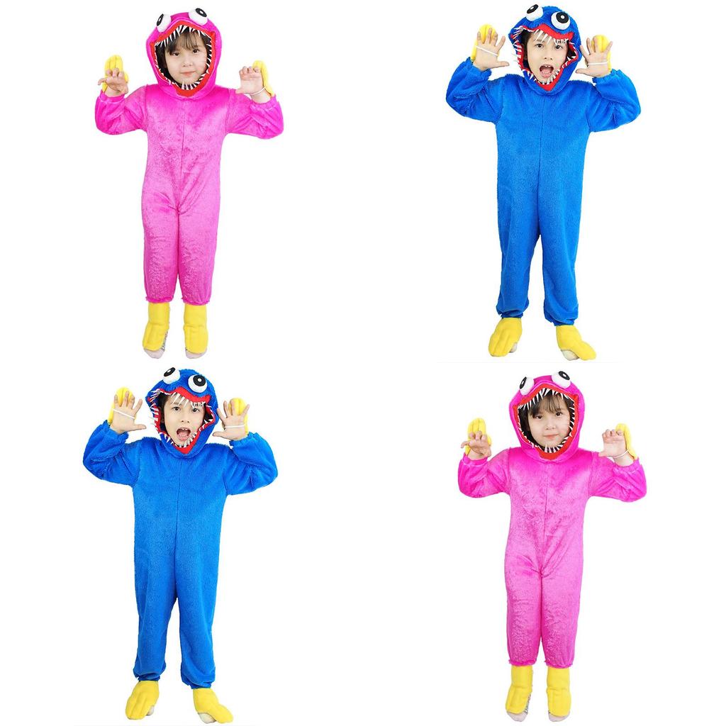Kids Poppy Playtime Huggy Wuggy Bodysuit Nightclothes Perfect For Cosplay And Parties Available In 4 Sizes!