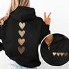 Mode Gothic Liefdeshart Print Lange Mouw Shirt Vintage Hoodies Dames Rits Hoodies Casual Mode Rits Jassen