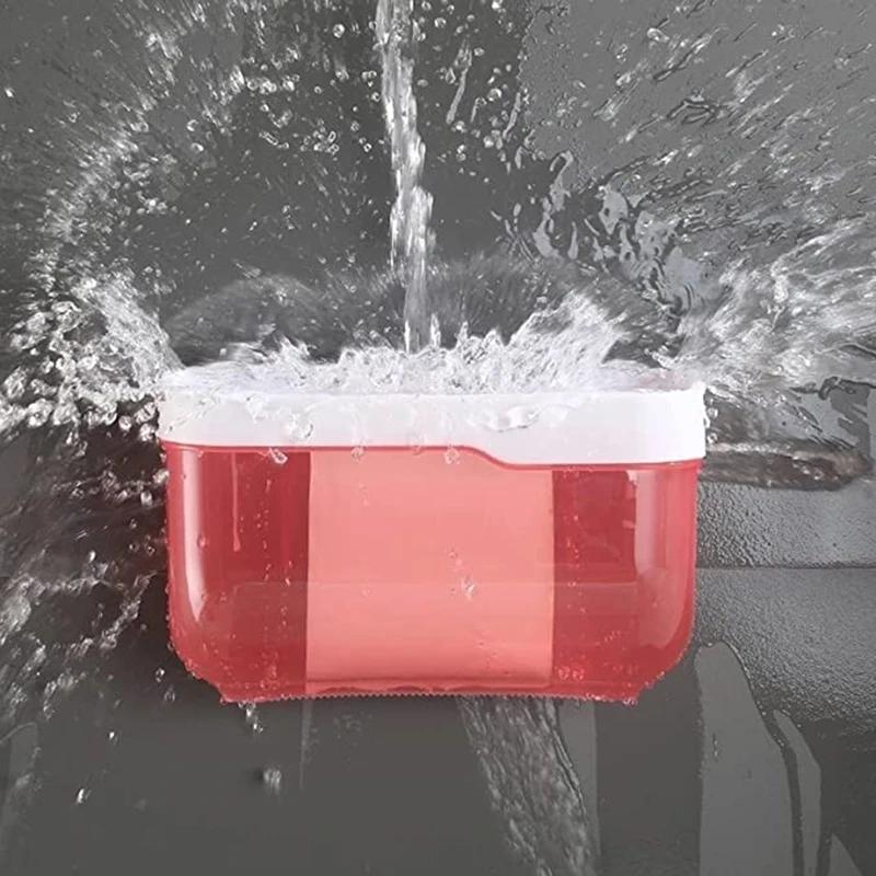 Punch-free Toilet Paper Holder Tissue Box Waterproof Mobile Phone Storage  Toilet Paper Storage Rack Tissue Bathroom Supplies