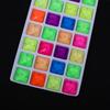 Crystal Glass Hand Sewn Drill, Square Fluorescent Flat Bottom Mocha Neon Dopamine Rhinestone Diy Clothing Accessories