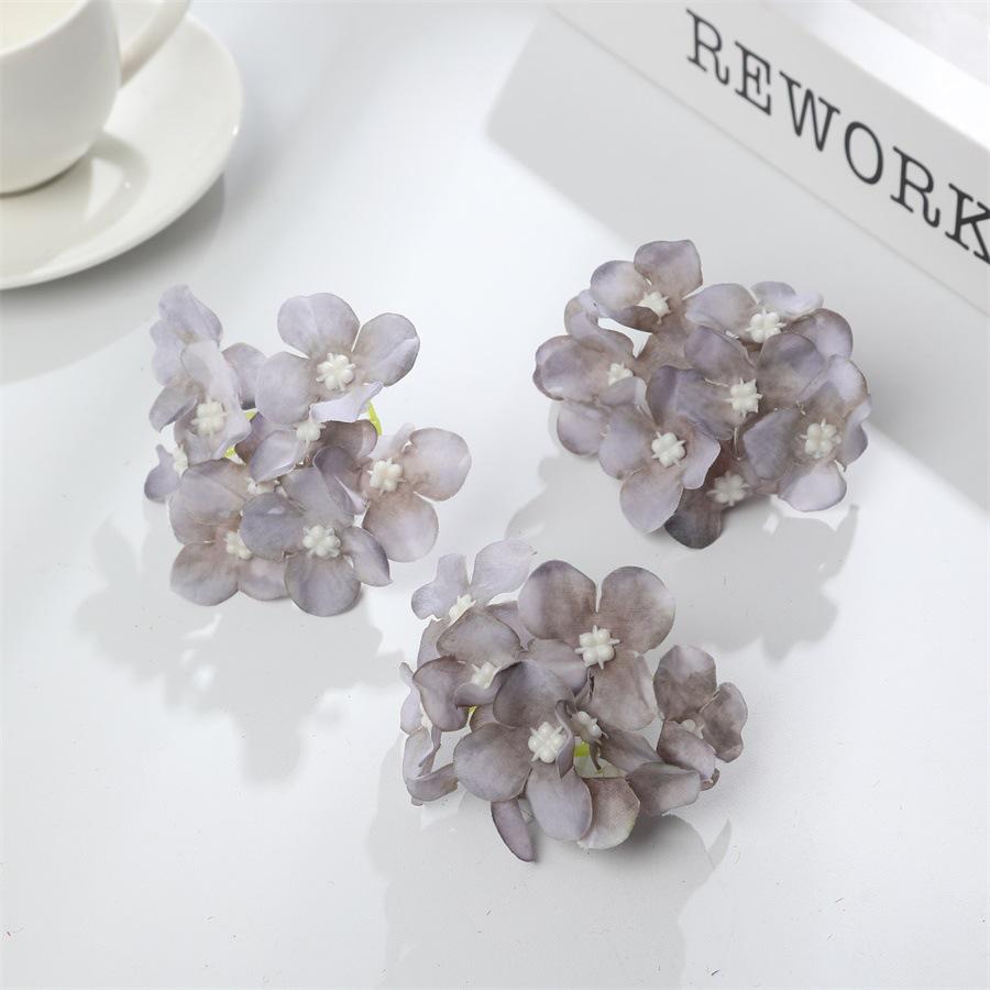 Simulated Hydrangea Accessories: DIY Handicraft Hanfu Flower Decorations