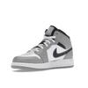 Air Jordan 1 Mid GS Light Smoke Grey Kids Sneakers White Anthracite 554725-078