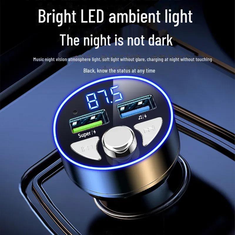 Superschnelles Multifunktions-Autoladegerät mit Bluetooth-MP3-Player & Navigation