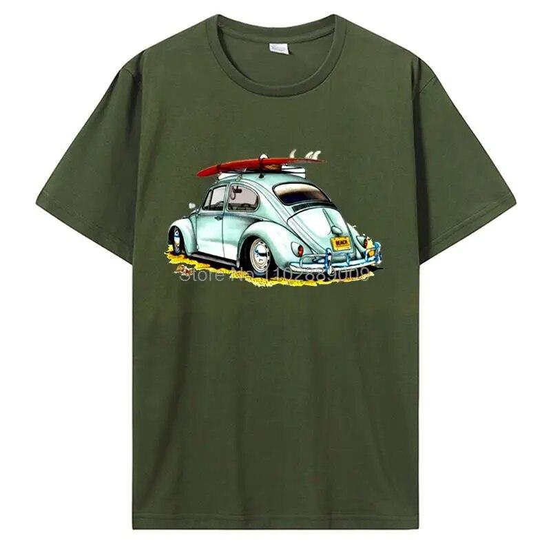 

Футболка Classic Car Tops Футболка с узором классического автомобиля для унисекс Креативная графическая одежда Хлопковые футболки с коротким рукавом Уличная одежда 3XL