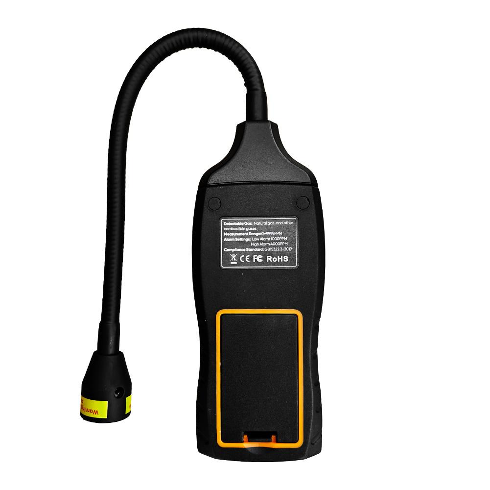 Brennbares Gasleckdetektor-Analysator Methan Entzündlich 9999PPM 100% UEG Brennbarer Naturtester LCD Ton- und Lichtalarm