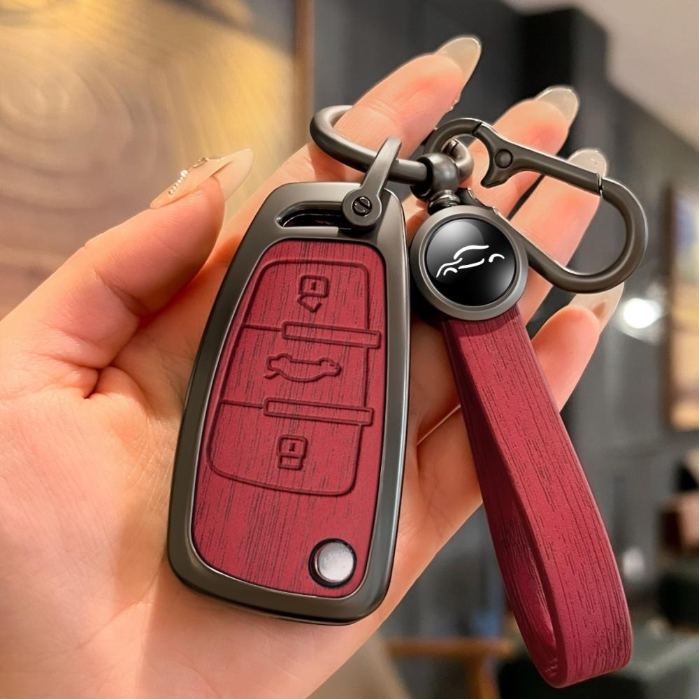 Módní skládací obal na klíč od auta pro A3 8L 8P A4 B6 B7 B8 A6 C5 C6 4F RS3 Q3 Q7 TT 8L 8V S3 Auto skořepina Fob příslušenství