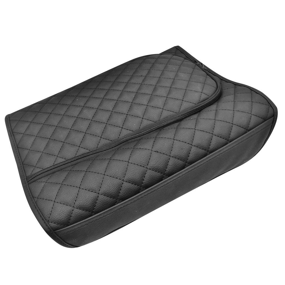 Center Console Armrest Cover For Toyota Tundra 2025+ Sequoia 2025+ Leather Waterproof Anti-Scratch Protect Pad With Storage Bag