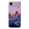 For iPhone 17 Air Case Blue Snow Mountain Pattern Printing Straight Edge TPU Phone Back Cover