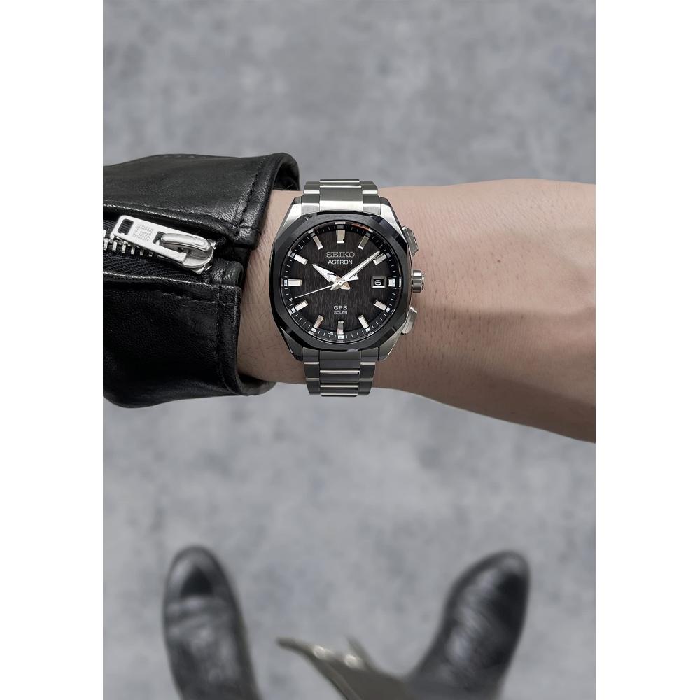 [Seiko Watch] Watch Astron Global Line Sport 3X Titanium SBXD007 Men's Silver