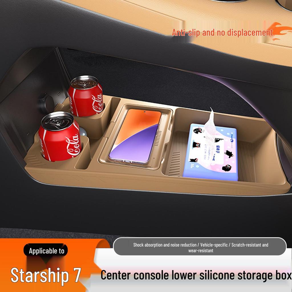 Galaxy Starship 7 Center Console Silicone Organizer for 25 Models