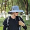 Foldable Large Brim Sun Hat Polyester UV Protection Hat Female Fisherman Hat  Fishing