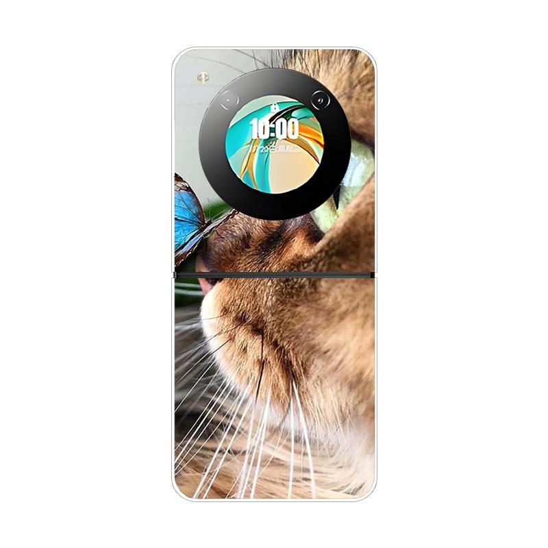 Pevný PC kryt pre ZTE Nubia Flip 2 Nárazuvzdorné puzdrá na telefón pre ZTE Libero Flip 2 5G Zadný priehľadný kryt Flip2 Coque Funda