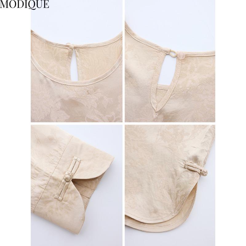 MODIQUE Spring Summer Plus Size New Women Loose Vintage Solid Basic Blouse Shirts Female Casual Slimmer Short Sleeve V-Neck Top