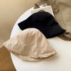 Elegant Bucket Cotton Hat For Women Summer Japanese Style Sun Protection Hat