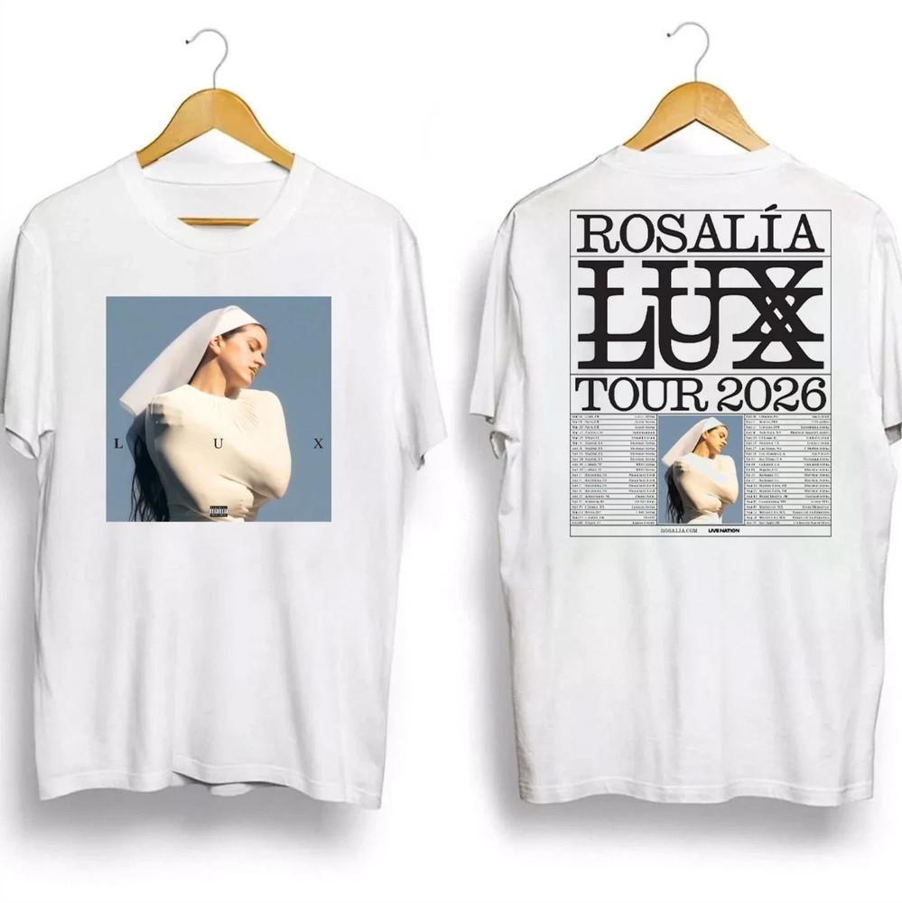 

Rosalia LUX Tour 2026 Europe And UK And North American Tshirt S5XL Unisex T-Shirt XXXL