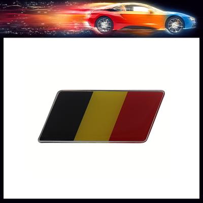 Premium Belgium National Flag for Laptop Wall Car Engine Hood Fender Trunk Tail Rear Decal Emblem Badge Sticker