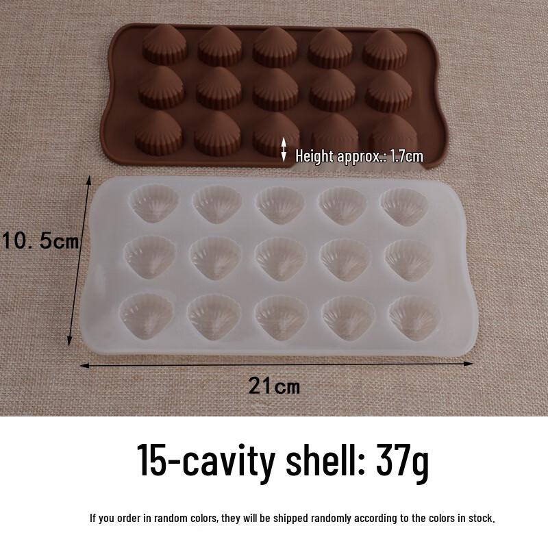 MDNG 3D Shell Starfish Silicone Baking Mold Set
