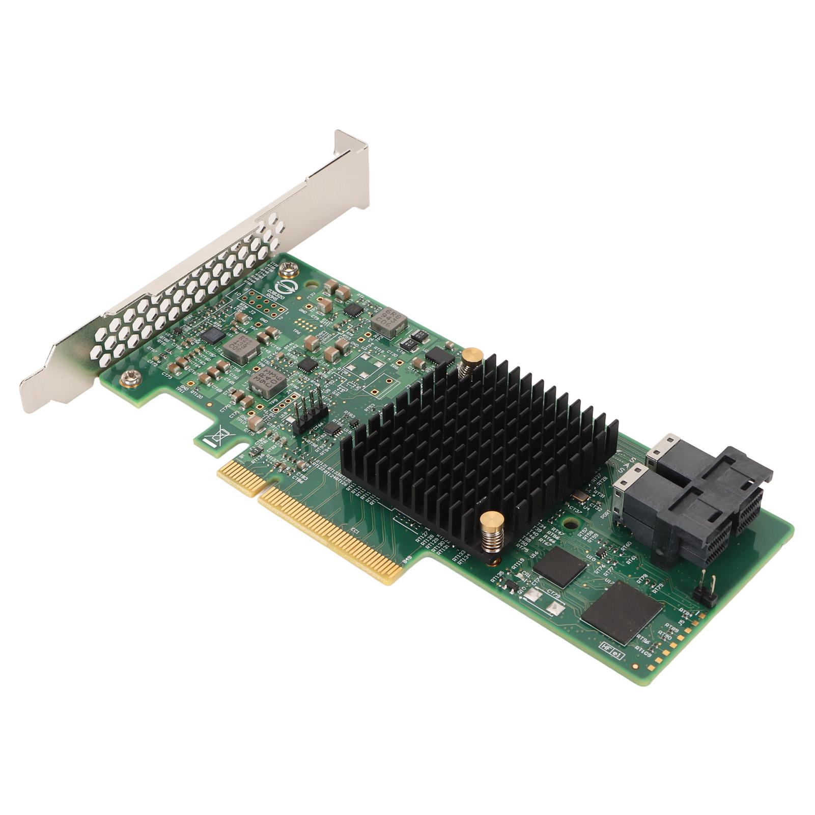 

Smart Array Card 12Gbps PCI Express 3.0 X8 Mini SAS HD SFF8643 Two X4 RAID Controller Card for