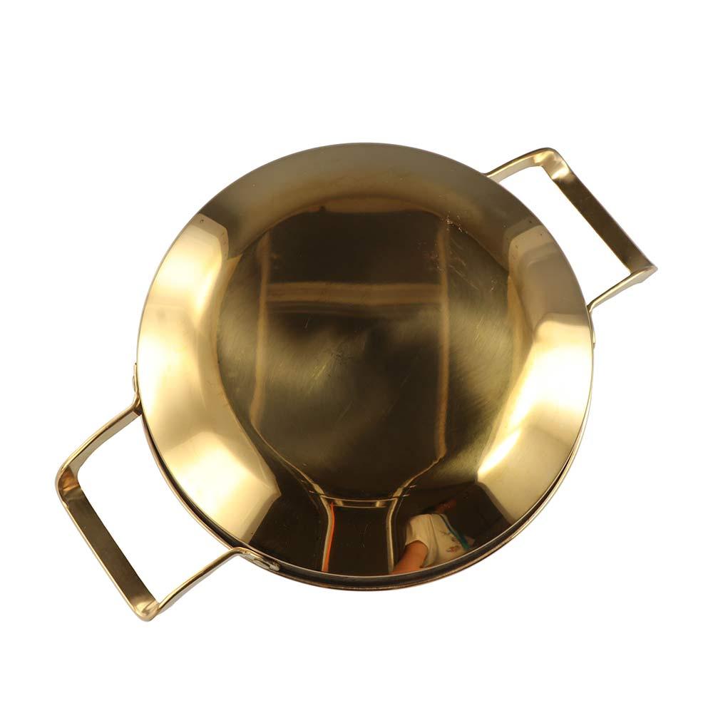 Doppelohr Trockentopf BBQ-Platte Bratpfanne Wiederverwendbar Hot Pot