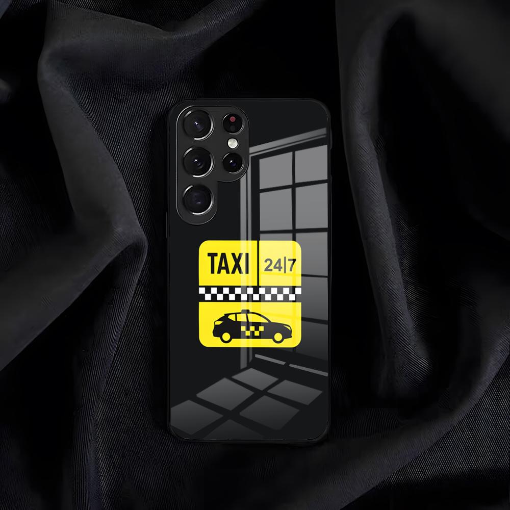 NYC Yellow Taxi Phone Case For Samsung S26 S25 Edge S24 S23 S22 S21 S20 Ultra Plus FE Glass Cover