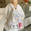 Dot Print School Ita Bag Japan Korean Casual Mochila New Student Backpack Transparent Mochilas Fashion Ins Bags for Woman
