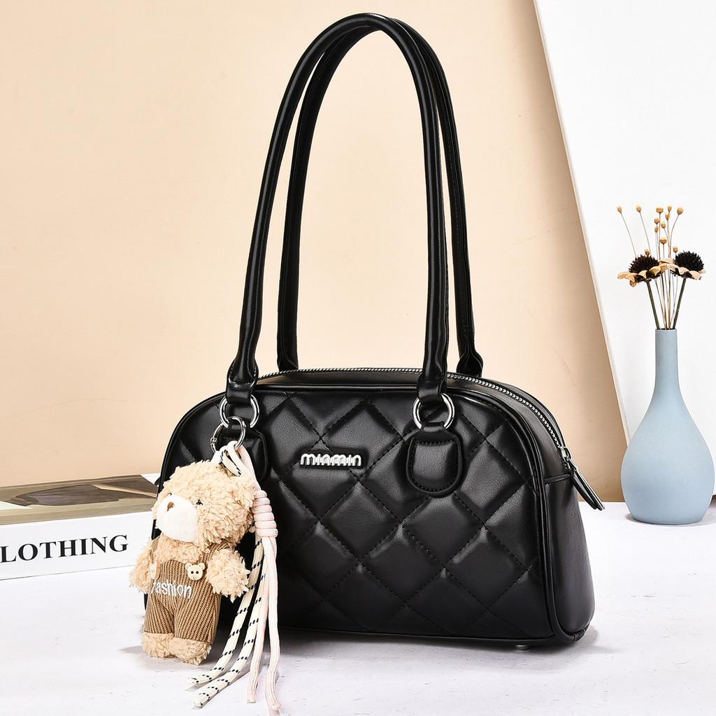 Waterfowl Shape Shoulder Bag With Stitching Details And Soft Construction For Casual Outings